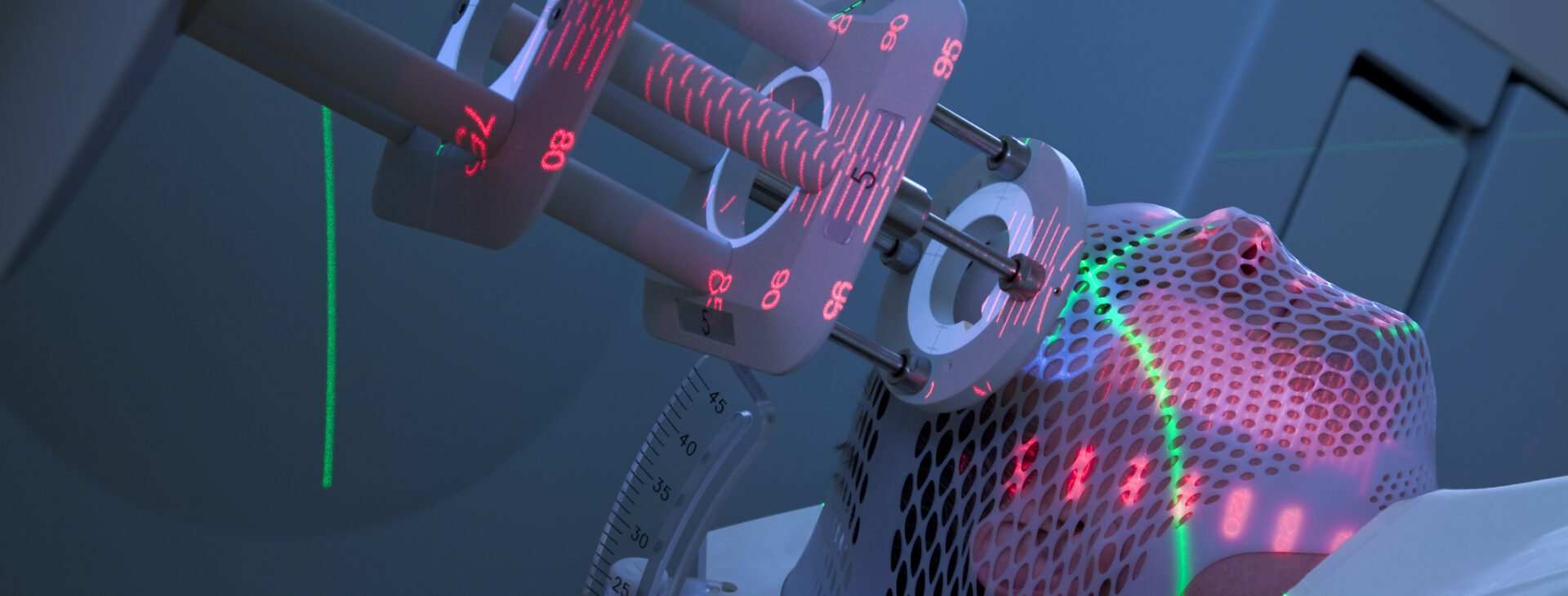 Man Receiving Radiotherapy
