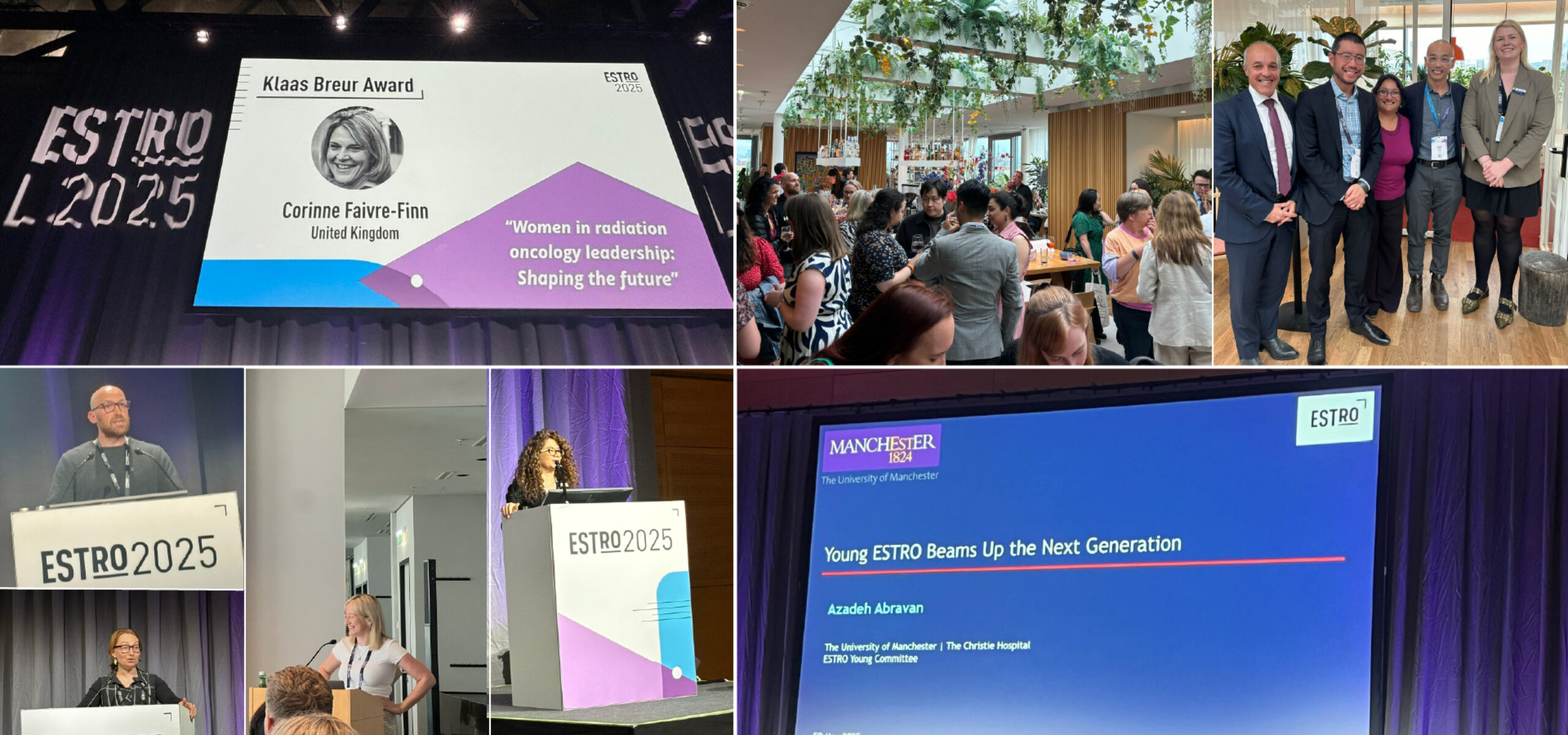 Cover photo for ESTRO 2025 conference, featuring the key takeaways and moments from the conference.